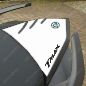ADHESIF STICKERS 3D DE QUEUE COMPATIBLE SCOOTER YAMAHA T-MAX 530 2012 BLANC NOIR
