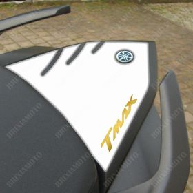 ADHESIF STICKERS 3D DE QUEUE COMPATIBLE SCOOTER YAMAHA T-MAX 530 2012 BLANC OR