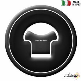 FUEL CAP STICKER RESINED BLACK FITS HONDA CBR 500 R 2013-2015