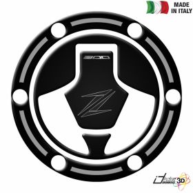 FUEL CAP STICKER RESINED BLACK FITS KAWASAKI Z 300 2015-2019