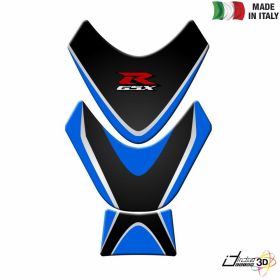 TANK PAD STICKER RESINED BLACK BLUE FITS SUZUKI GSX-R 1000 750 2010-2016