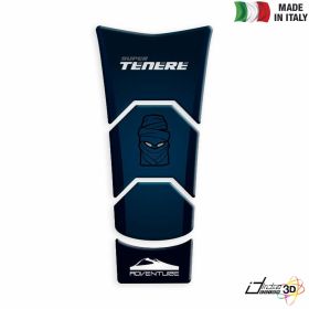 ADHESIF RESERVOIR 3D NOIR BLEU POUR YAMAHA XT 1200 Z SUPERTENERE 2014-2017