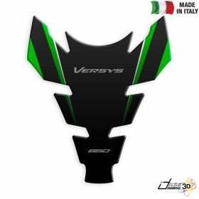 PROTEGE RESERVOIR ADHESIF RESINE NOIR VERT POUR KAWASAKI VERSYS 650 2015-2017