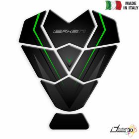 PROTEGE RESERVOIR ADHESIF RESINE NOIR VERT POUR KAWASAKI ER-6N 650 2015-2016