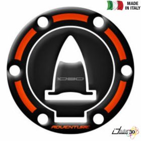 TANKDECKEL AUFKLEBER BEHARZTE SCHWARZ ORANGE FUR KTM 1090 ADVENTURE 2017-2018