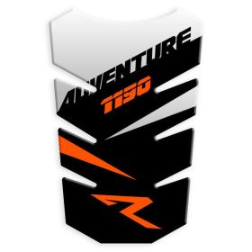 PARASERBATOIO ADESIVO 3D NERO ARANCIO FITS