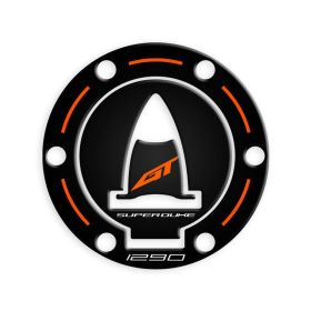 PARASERBATOIO ADESIVO 3D NERO ARANCIO FITS