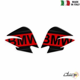 ADESIVI LATERALI RESINA NERO ROSSO FOR
