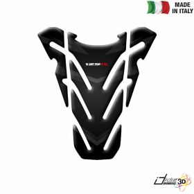 TANK PAD STICKER RESINED BLACK RED FITS HONDA CBR 125 R 2004-2018