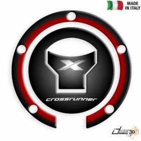 FUEL CAP STICKER RESINED BLACK RED FITS HONDA CROSSRUNNER 800 2015-2018