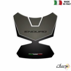 TANK AUFKLEBER 3D SCHWARZ SILBER FUR DUCATI MULTISTRADA ENDURO 1200 2016-2018