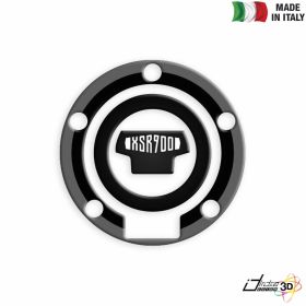 FUEL CAP STICKER RESINED BLACK SILVER FITS YAMAHA XSR 900 2016-2019