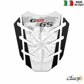 TANK PAD STICKER RESINED BLACK WHITE FITS BMW G 650 GS 2010-2016