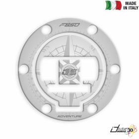 ADESIVO TAPPO BENZINA 3D NERO BIANCO FOR