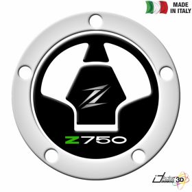 ADESIVO TAPPO BENZINA 3D NERO BIANCO FOR