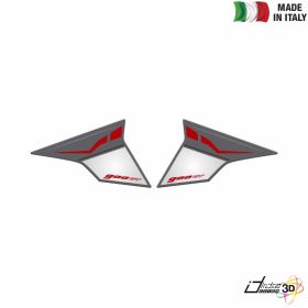 SIDE STICKERS RESINED BLACK WHITE FITS YAMAHA MT-09 TRACER 900 GT 2018-2019
