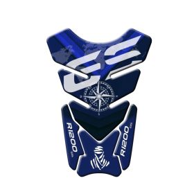 TANKSCHUTZ AUFKLEBER BEHARZTE BLAU FITS BMW R 1200 GS