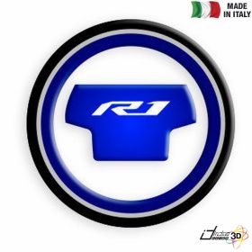 TANKDECKEL AUFKLEBER BEHARZTE BLAU FUR YAMAHA YZF 1000 R1M 2015-2017
