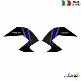 IRIDEA DESIGN 3DAZBL00724 3D RESIN COATED PROTECTIVE STICKERS