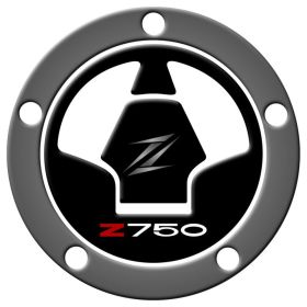 FUEL CAP STICKER RESINED DARK FITS KAWASAKI Z 750 2007-2012