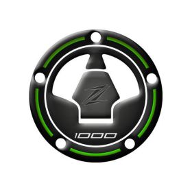 TANKDECKEL AUFKLEBER BEHARZTE GRUN FITS KAWASAKI Z 1000 2010-2017