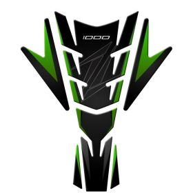 TANK PAD STICKER RESINED GREEN FITS KAWASAKI Z1000 2014-2017
