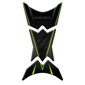 TANKSCHUTZ AUFKLEBER BEHARZTE GRUN FITS KAWASAKI Z 800 2013-2017