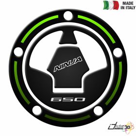 FUEL CAP STICKER RESINED GREEN FITS KAWASAKI NINJA 650 2010-2015