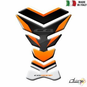 TANKSCHUTZ AUFKLEBER BEHARZTE ORANGE FUR HONDA CB 500 F 2013-2017