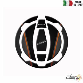FUEL CAP STICKER RESINED ORANGE FITS KAWASAKI NINJA 650 2016-2017