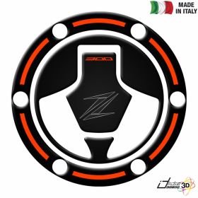 FUEL CAP STICKER RESINED ORANGE FITS KAWASAKI Z 300 2015-2019