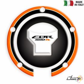 FUEL CAP STICKER RESINED ORANGE FITS HONDA CBR 500 R 2016-2017