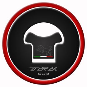 FUEL CAP STICKER RESINED RED FITS BENELLI TRK 502