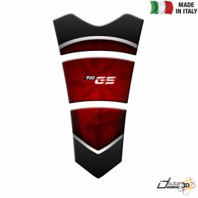 TANK PAD STICKER RESINED RED FITS BMW F 700 GS 2015 - 2017