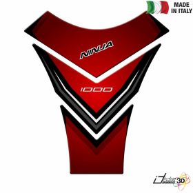 TANK PAD STICKER RESINED RED FITS KAWASAKI ZX10R NINJA 2010-2015