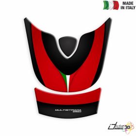 TANKSCHUTZ AUFKLEBER BEHARZTE ROT SCHWARZ FUR DUCATI MULTISTRADA 1260 2018-2019