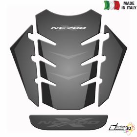 PROTEGE RESERVOIR ADHESIF RESINE GRIS POUR HONDA NC 700 X 2014-2015