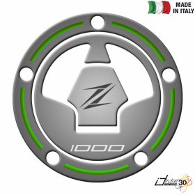 FUEL CAP STICKER RESINED SILVER FITS KAWASAKI Z 1000 2010-2017