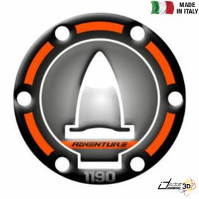 FUEL CAP STICKER RESINED SILVER FITS KTM 1190 ADVENTURE 2014-2017