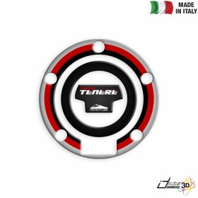 FUEL CAP STICKER RESINED SILVER RED FITS YAMAHA XT 1200 Z SUPERTENERE 2014-2017