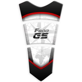 TANK PAD STICKER RESINED WHITE FITS BMW F 800 GS 2015-2017