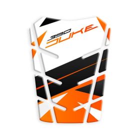 TANKSCHUTZ AUFKLEBER BEHARZTE WEISS FITS KTM DUKE 390 2017-2018