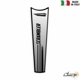 TANKSCHUTZ AUFKLEBER BEHARZTE WEISS FUR DUCATI SCRAMBLER 800 ICON 2015-2018