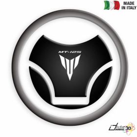 FUEL CAP STICKER RESINED WHITE FITS YAMAHA MT-125 125 2014-2019
