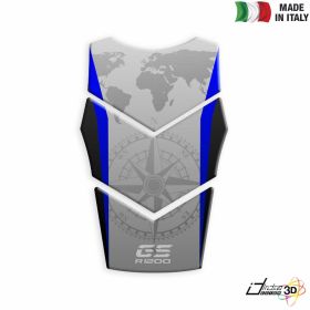 TANK PAD STICKER RESINED WHITE BLUE FITS BMW R 1200 GS 2004-2007
