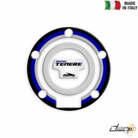 ADESIVO TAPPO BENZINA 3D BIANCO BLU FOR