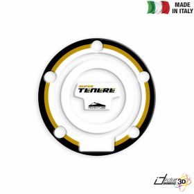 FUEL CAP STICKER RESINED WHITE GOLD FITS YAMAHA XT 1200 Z SUPERTENERE 2012-2013