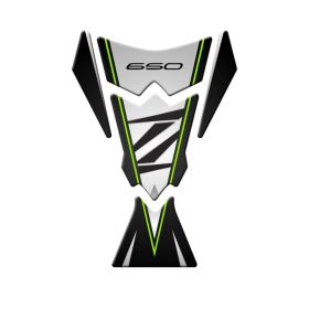 TANK PAD STICKER RESINED WHITE GREEN FITS KAWASAKI Z 650 2017-2018