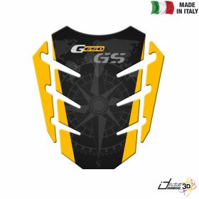 TANK PAD STICKER RESINED YELLOW FITS BMW G 650 GS 2010-2016