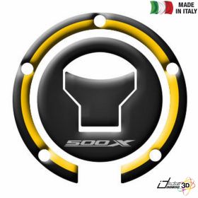 FUEL CAP STICKER RESINED YELLOW FITS HONDA CB 500 X 2017-2018